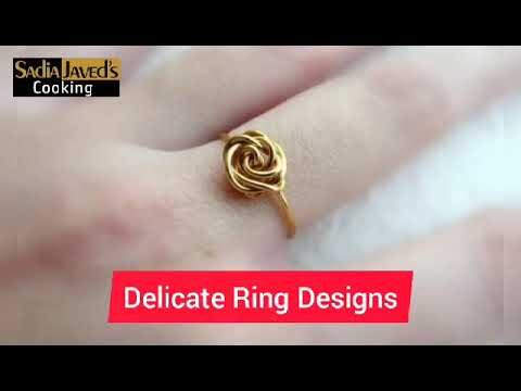 Dainty Delights: Exquisite Delicate Ring Designs