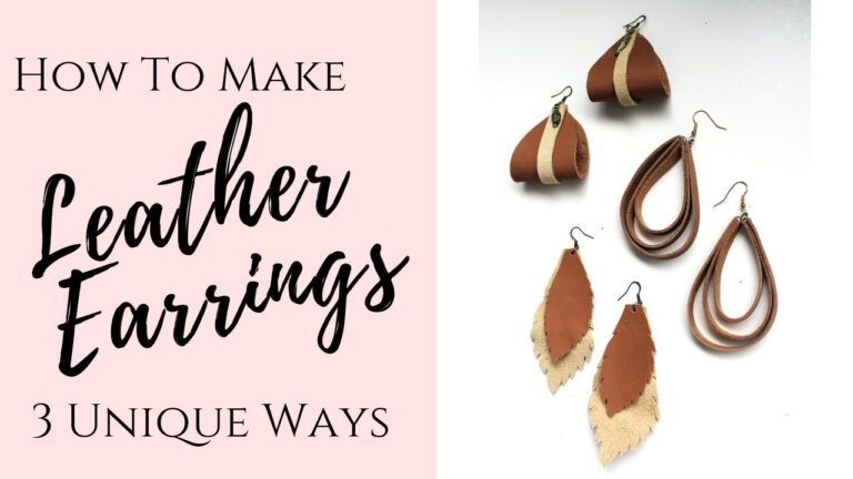 Stunning Unique Leather Earrings Designs