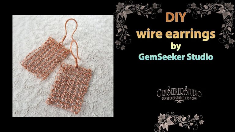 Chic Wire Crochet Earring Patterns