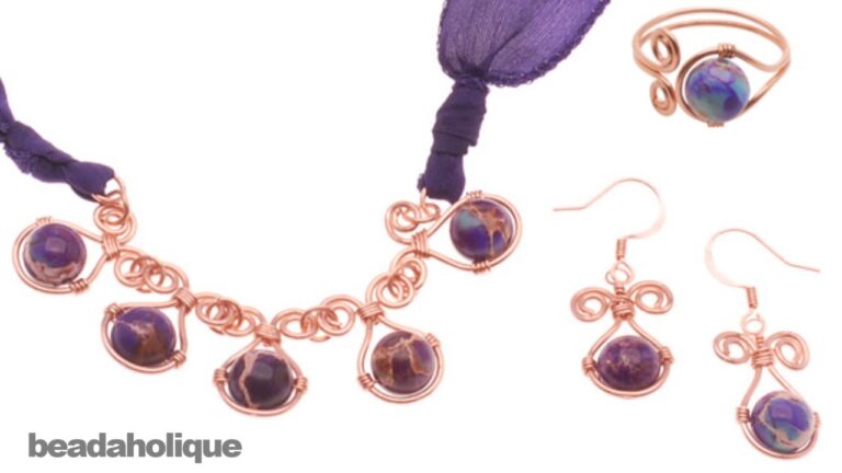 Gemstone Adornments: Handcrafted Wire Jewelry