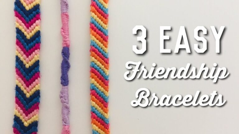 DIY Friendship Bracelets: Easy and Fun Craft Ideas