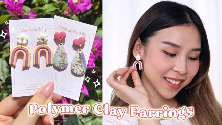 Crafting Unique: Custom Polymer Clay Earrings