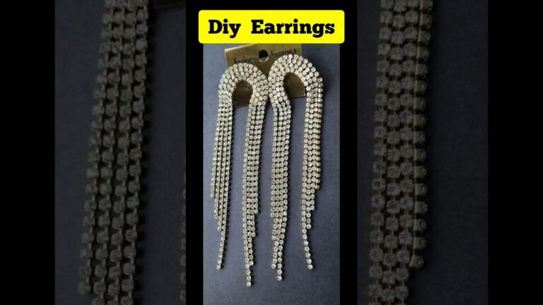 Chic and Unique: Handcrafted Chain Earrings