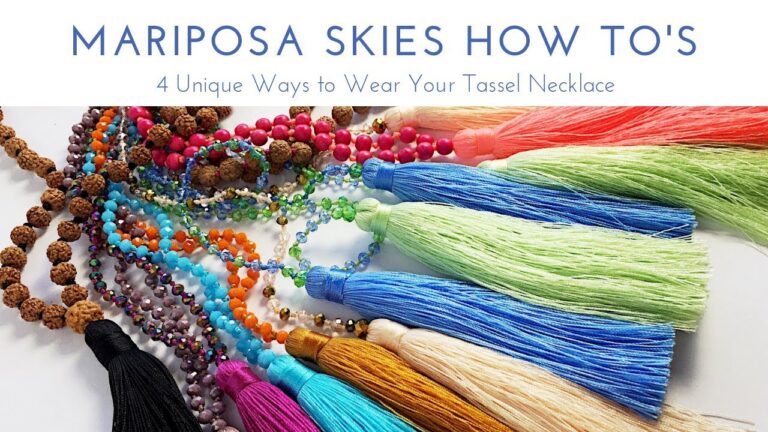 Discover the Latest Trends in Unique Tassel Necklaces