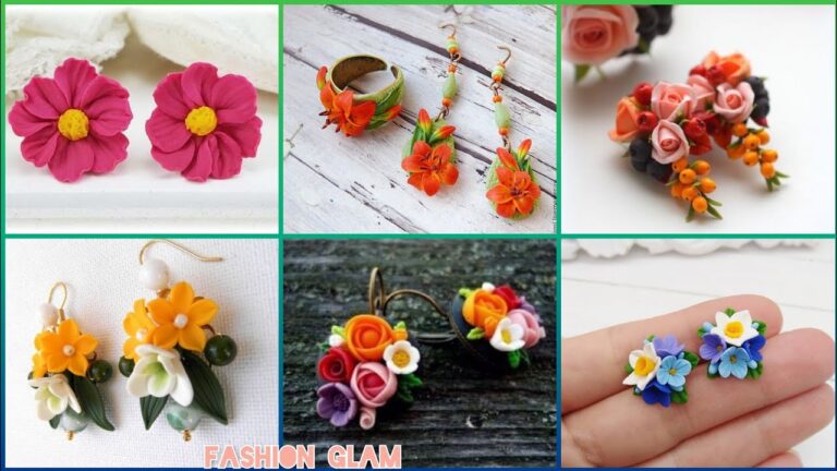 Blooming Beauty: Floral Patterns on Handcrafted Earrings