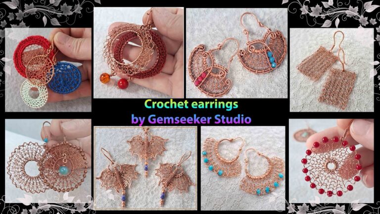 10 Creative Wire Crochet Earring Ideas for Stunning Jewelry