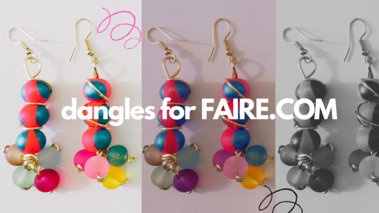 Vibrant Dangle Earrings: Adding Colorful Charm to Your Look