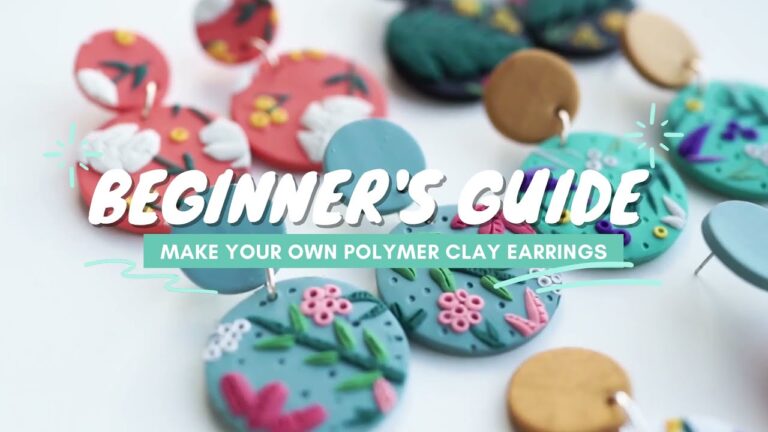 Easy DIY Polymer Clay Earrings: A Step-by-Step Guide