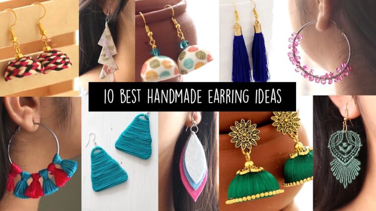 Exquisite Handcrafted Earring Creations: A Showcase of Artisanal Beauty